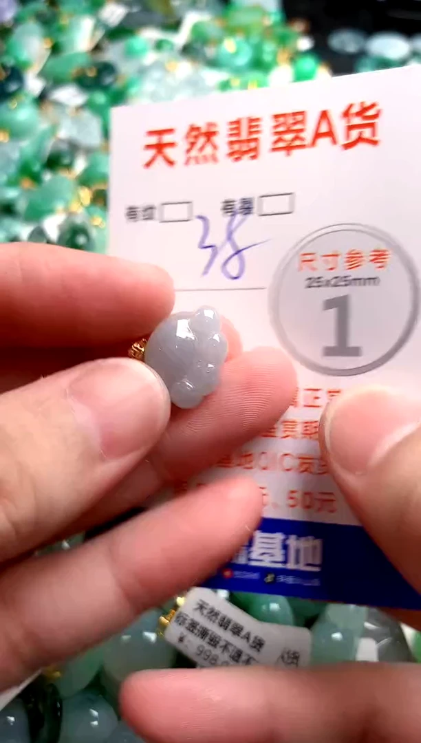 翡翠18K金镶嵌颈饰13006728