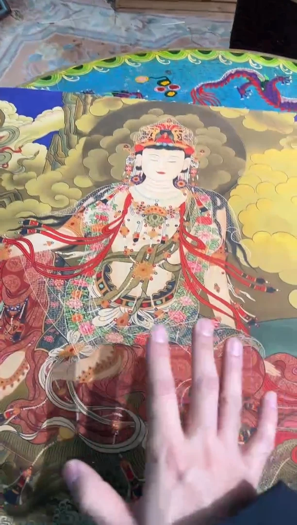 卷轴画天天的唐卡tk160