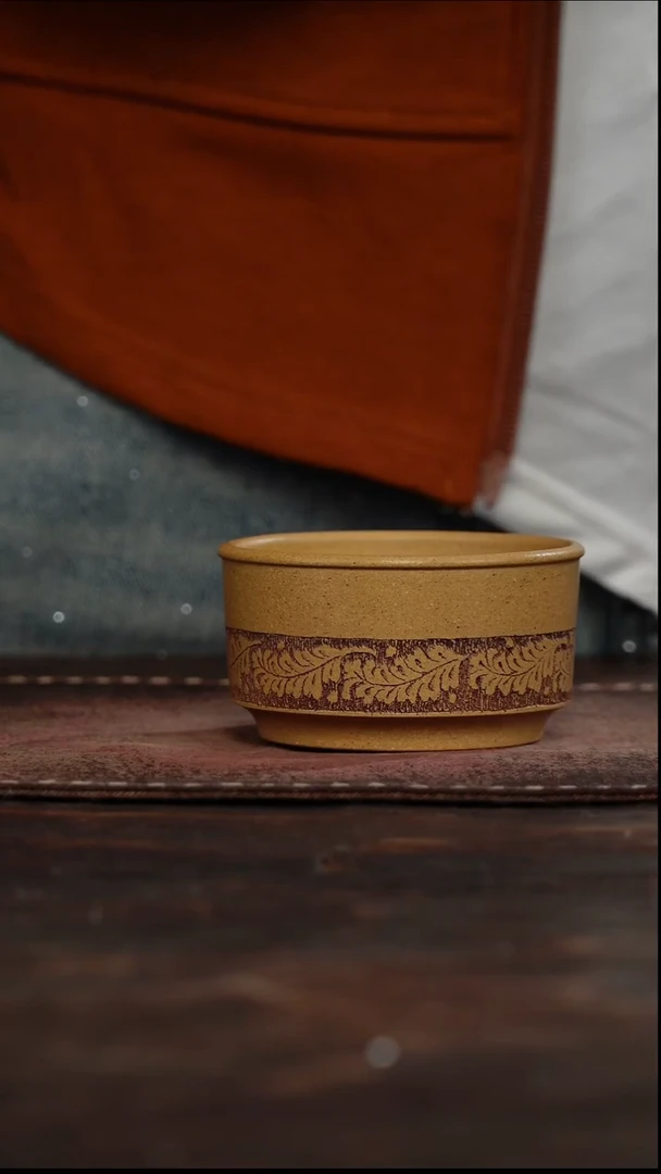 茶杯紫砂福利紫砂芭蕉叶