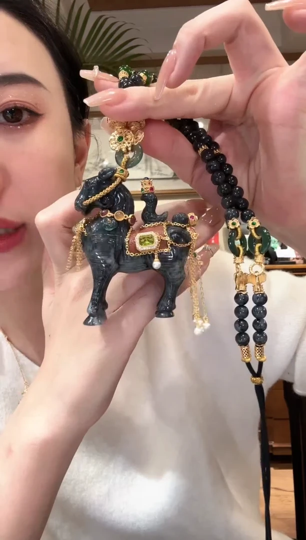 【闪购商品】翡翠颈饰未镶嵌国风