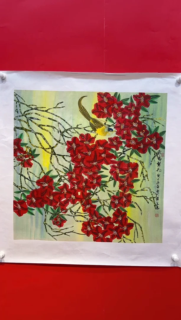 国画画家陆远华纯手绘原作
