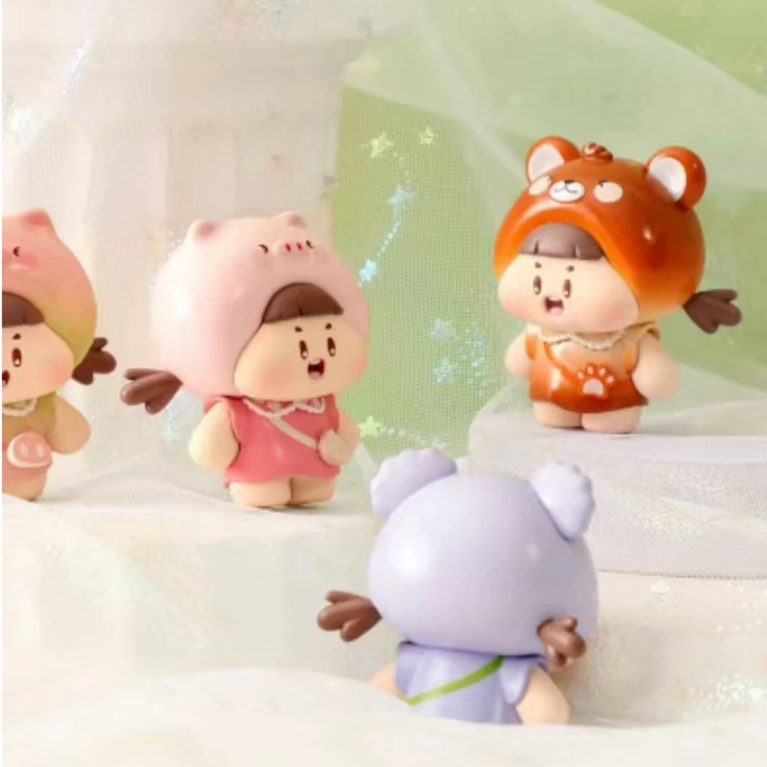 【拆盒】正品不莉动物游园会萌粒盲袋圣诞礼物