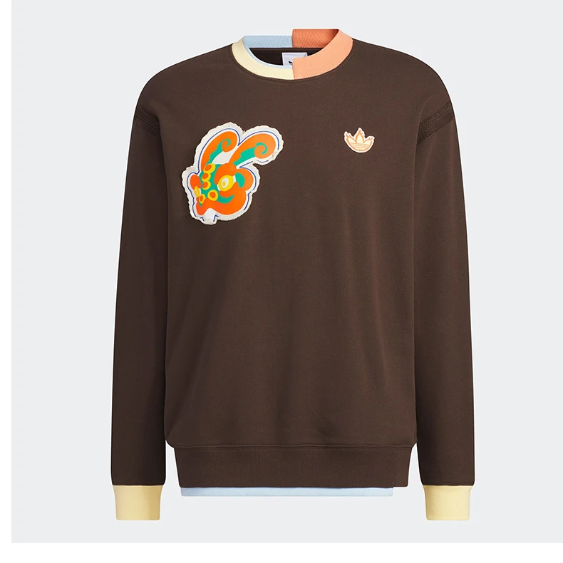 阿迪达斯Adidas 三叶草兔年男女运动新年圆领卫衣HY7251