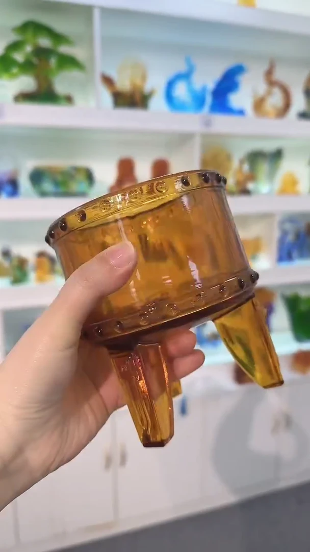 手工艺品琉璃香炉