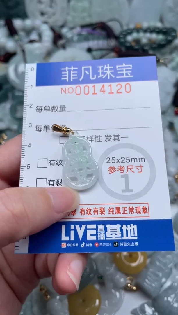 颈饰未镶嵌翡翠14120