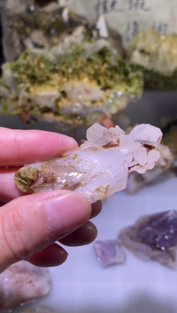 未镶嵌珠宝半成品水晶56号四川美姑超七花园水晶