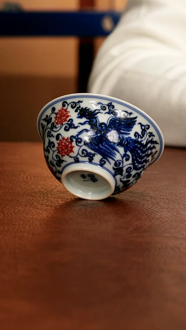 陶瓷釉里红上新，全部只有一只