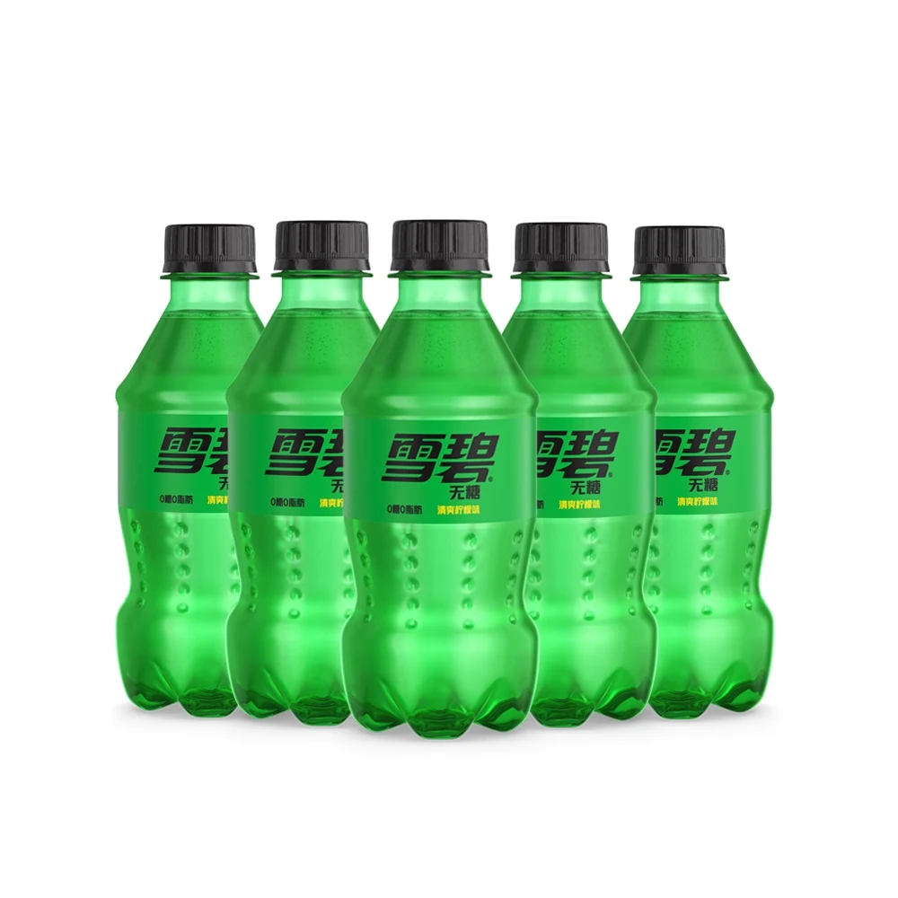 【发六瓶】无糖柠檬雪碧300ML