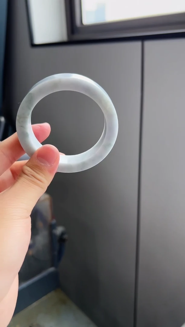 定制翡翠手镯未镶嵌手镯76-54-55正圈