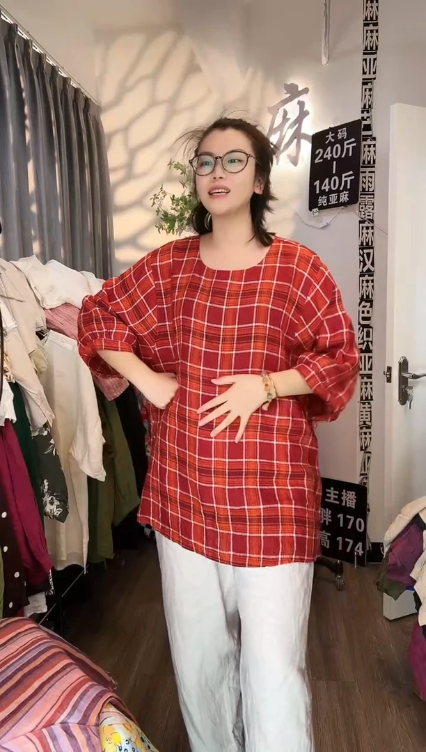 亚麻大码女装系列。