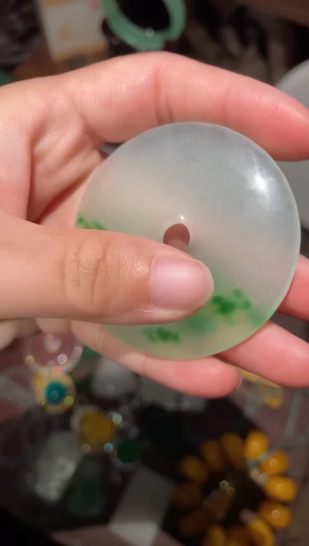 翡翠未镶嵌颈饰永玉阁精品专属摆件