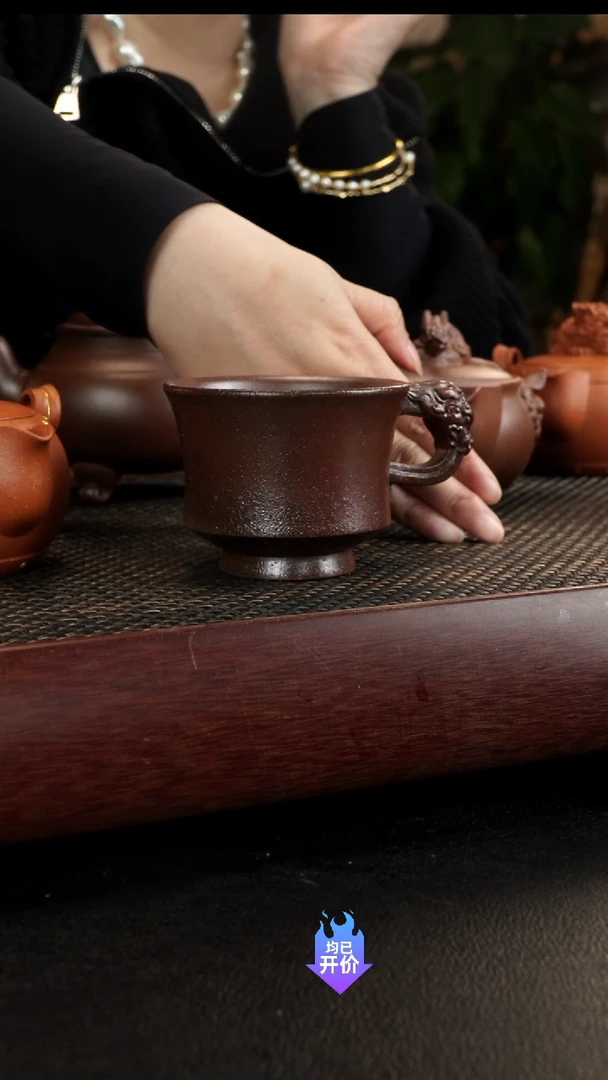 【闪购商品】紫砂茶宠柴烧主人杯
