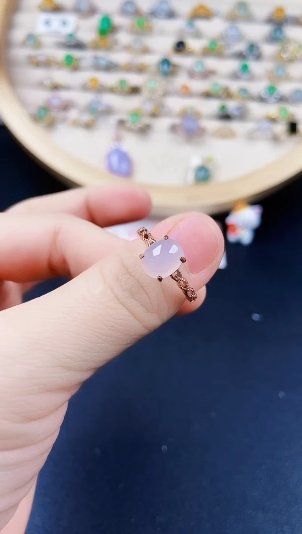 【闪购商品】翡翠戒指银S925镶嵌102120102