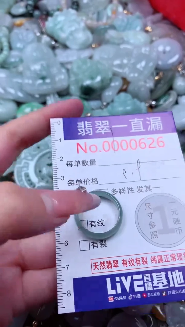 翡翠未镶嵌吊坠(不含链)626