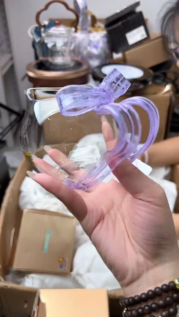 禾墨紫璃蝶梦茶海浅紫色