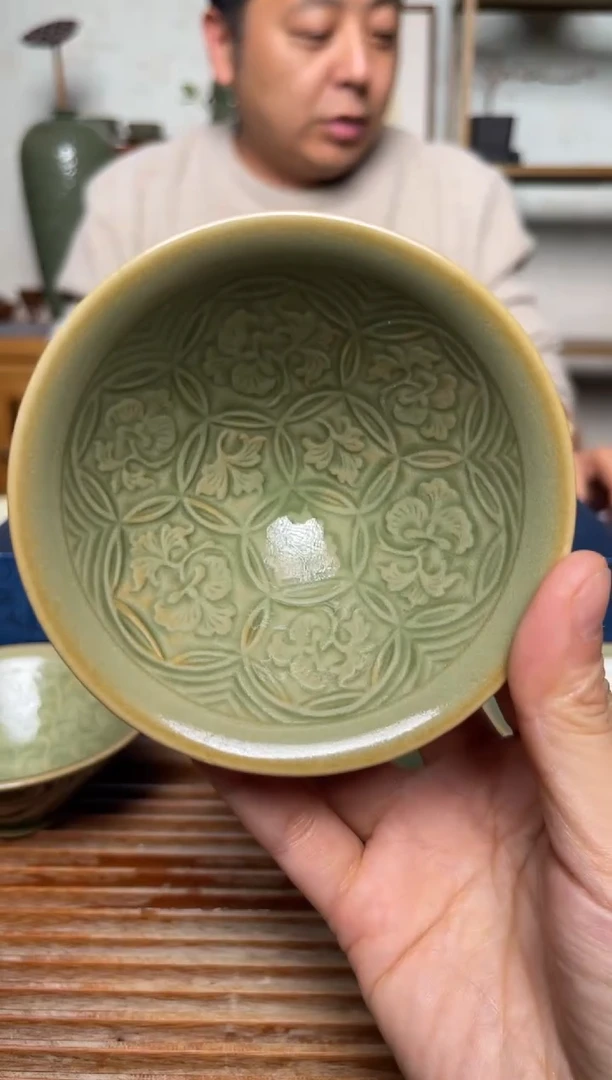 【闪购商品】其他耀州窑套钱纹斗笠盏