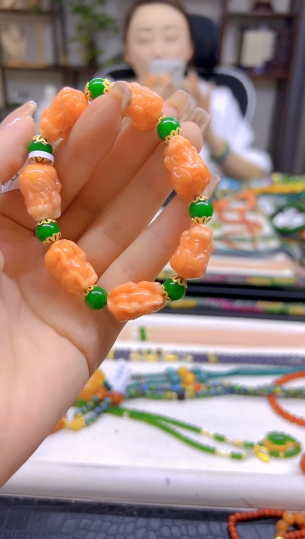 玛瑙/玉髓手链未镶嵌DIY款S409