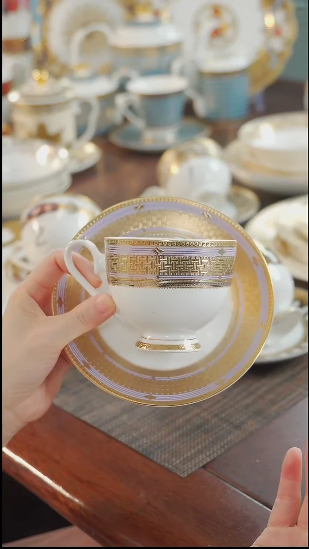 瓷片咖啡杯碟
