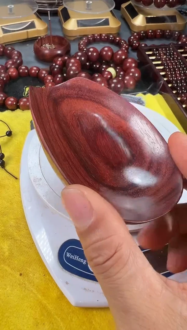 紫檀木类端景台印度小叶紫檀茶则