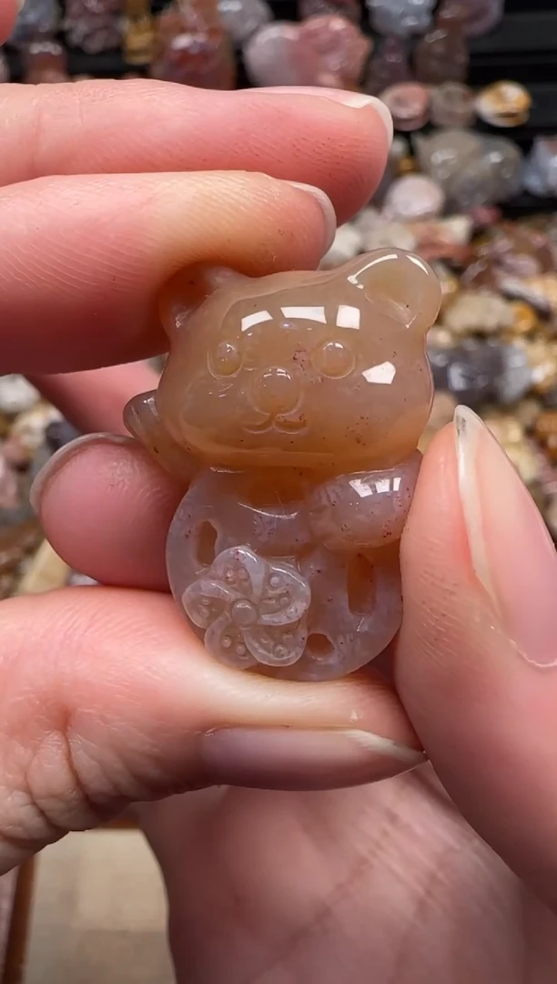 颈饰未镶嵌硅化珊瑚（珊瑚玉）209