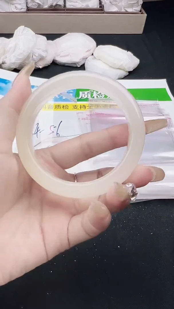 未镶嵌手镯石英质玉圈口 58 -60