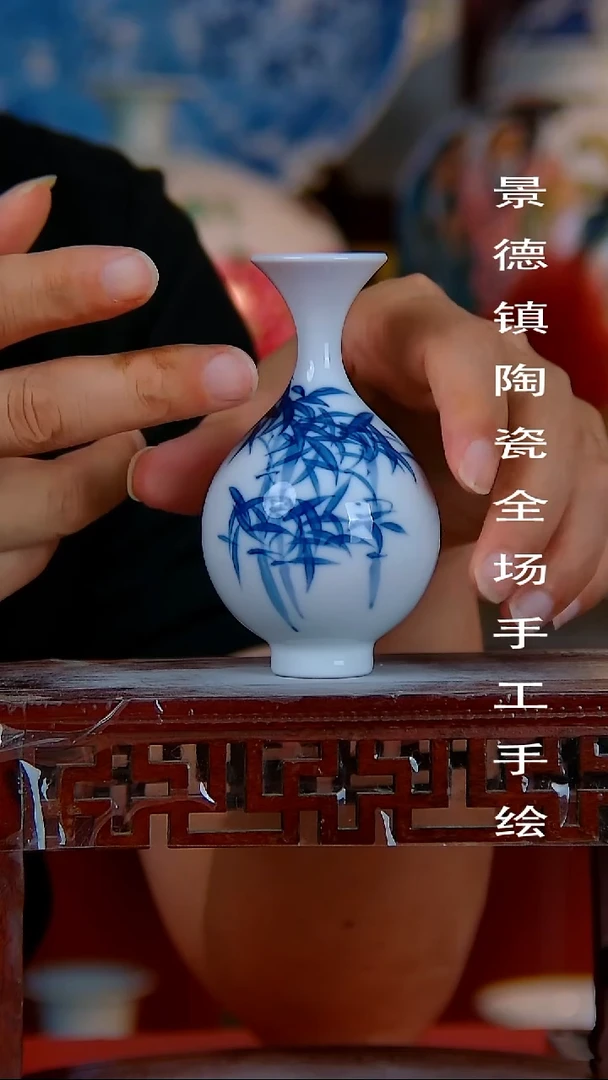 摆件景德镇陶瓷 全场手工手绘