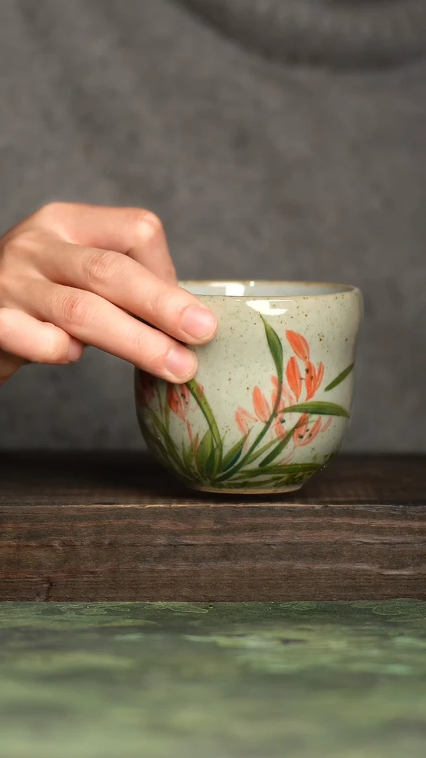 【闪购商品】杯青诗手工手绘瓷器