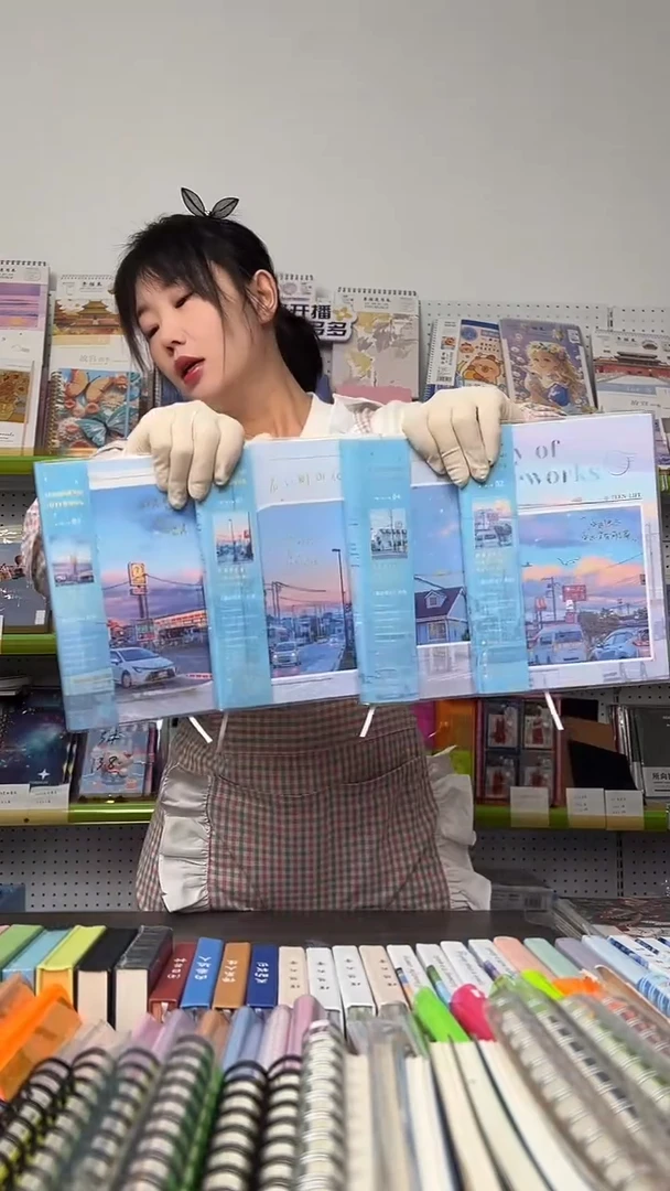 优萃 32k 水晶精装-手账104张（暮空花火）一套4本