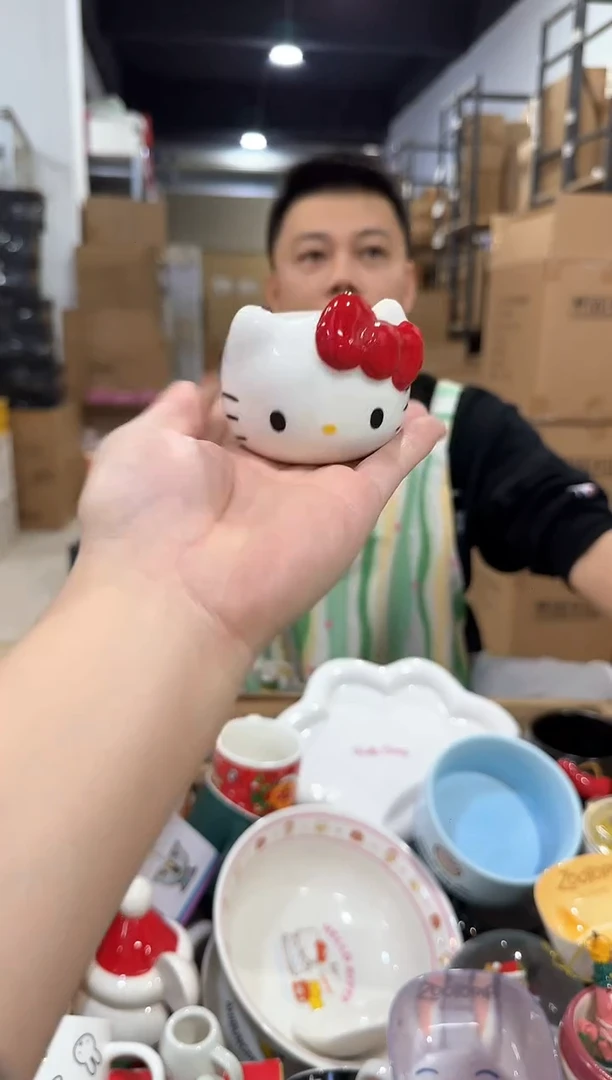 瓷片红色kt猫香薰