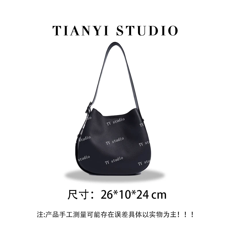 【TY】ZG-X9209B-黑色 轻奢高级韩版单肩潮流时尚简约女包