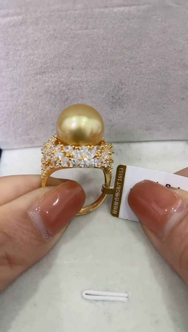 【闪购商品】海水珍珠LL未镶嵌海水珍珠戒指@@p1108