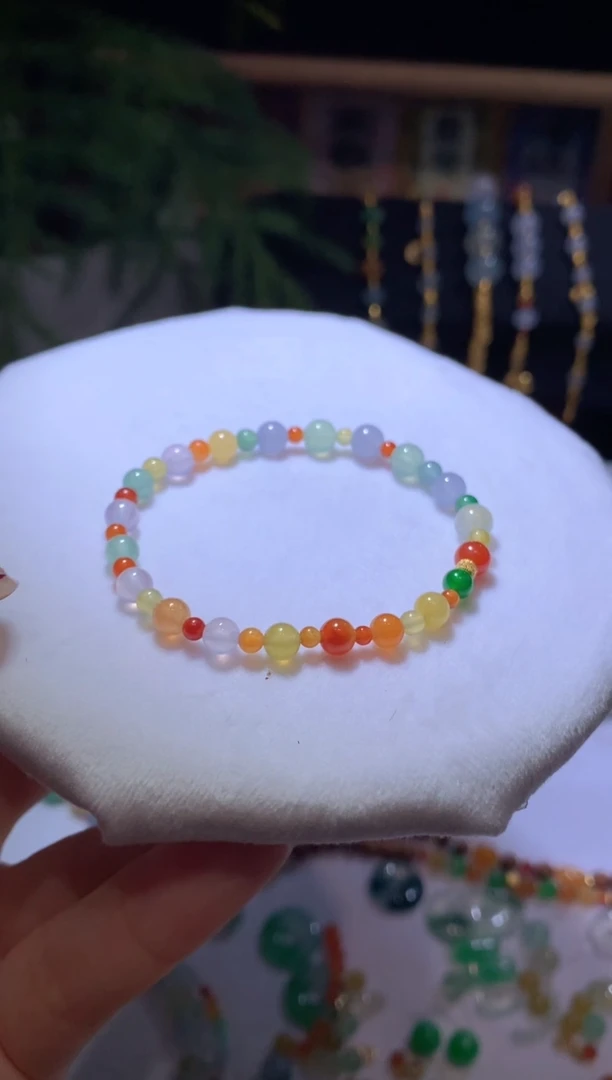 【闪购商品】定制翡翠未镶嵌多宝手串8800+880