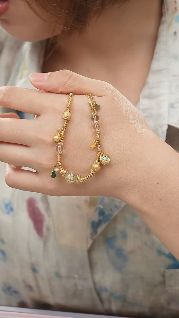 手链银S925镶嵌和田玉【小涵专属】