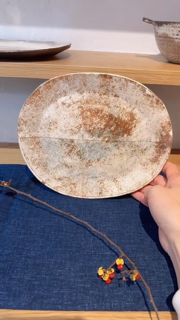 【闪购商品】盘【预售】松鼠横线椭圆*1个