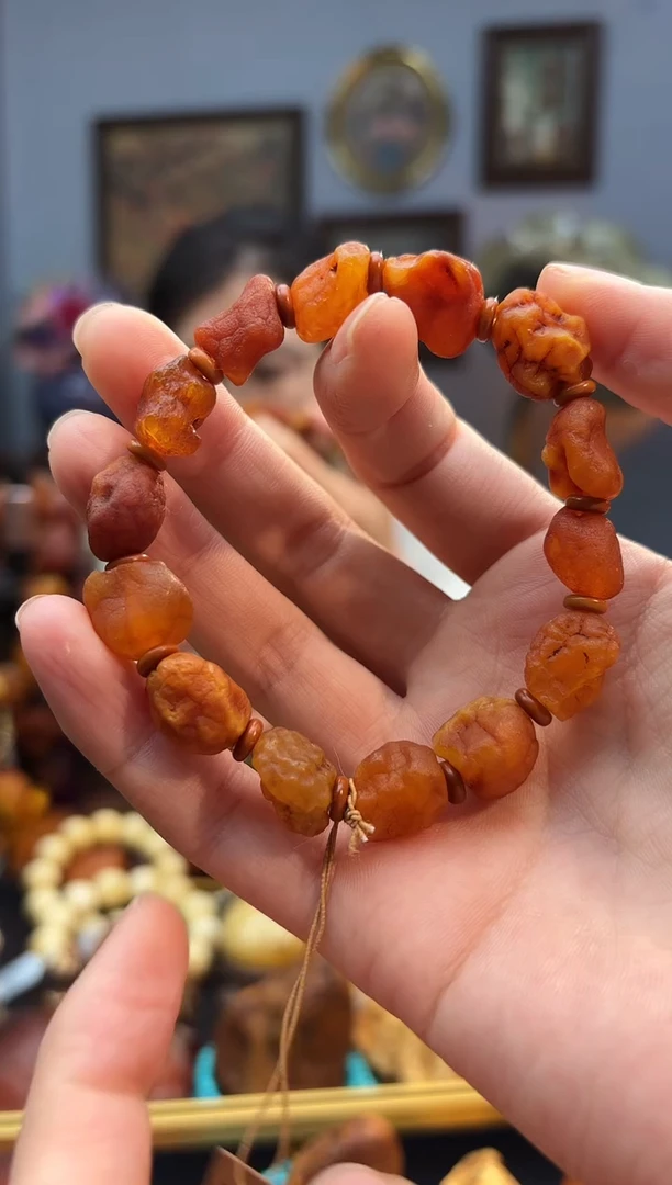 手串琥珀未镶嵌手串