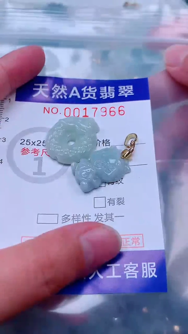 吊坠(不含链)未镶嵌翡翠1