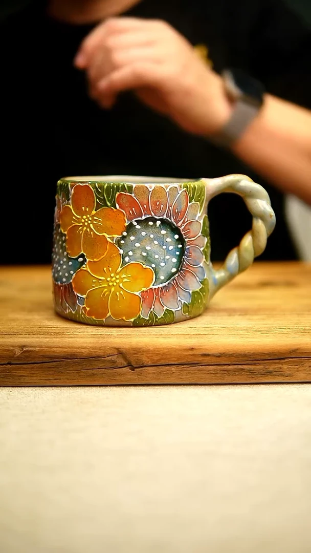 @@陶园瓷舍@@纯手工手绘@高温釉下彩