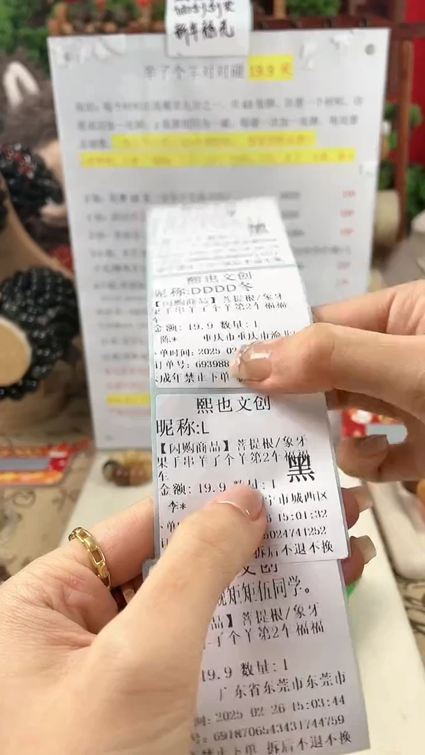 【闪购商品】菩提根/象牙果手串羊了个羊第3车福福车