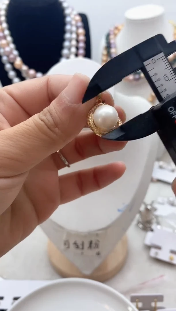 【闪购商品】淡水珍珠颈饰钛钢101