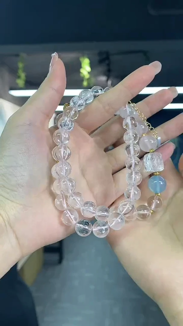 未镶嵌项链水晶多样性发其一颜色微差