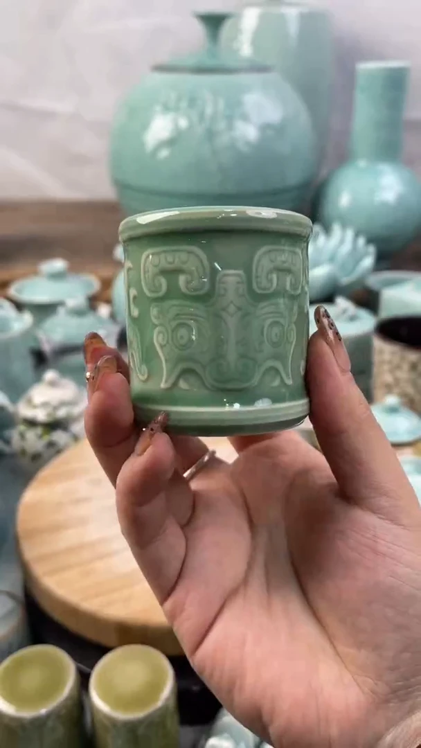 【闪购商品】特价福利 微瑕 慧仙青瓷