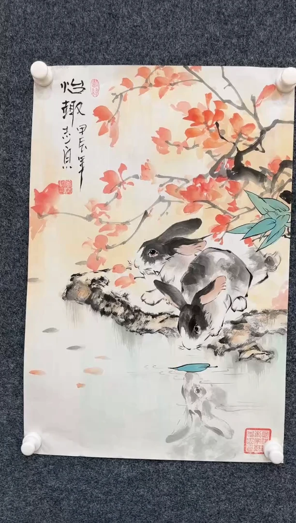 【闪购商品】国画1.29-艺术-郑志宗卢浮宫原作140