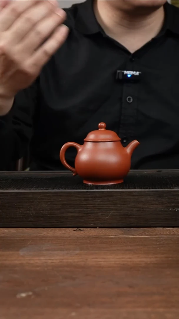 茶杯紫砂朱泥潘壶      170CC