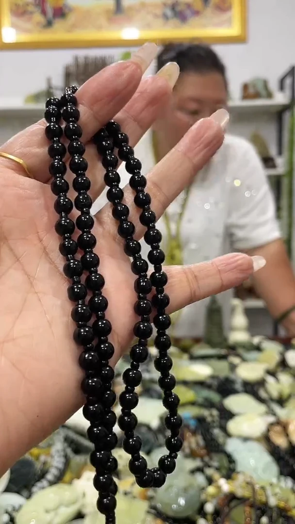 黑曜岩合金颈饰多样性发货其中发一件