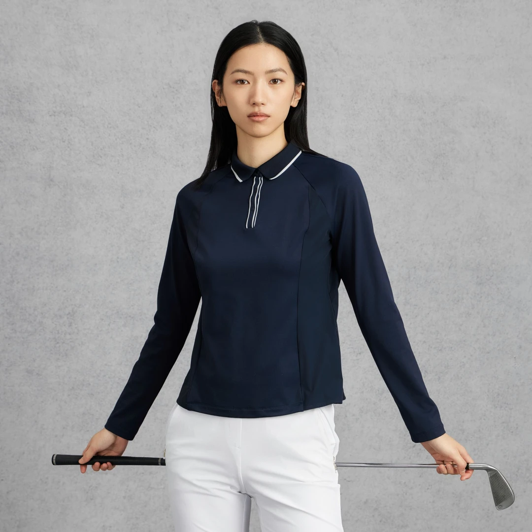 【新品】RAPIDO雳霹道2025年春季女士R系列休闲长袖POLO衫CP5141U01