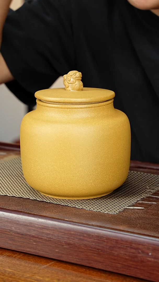 宜兴原矿紫砂茶叶罐