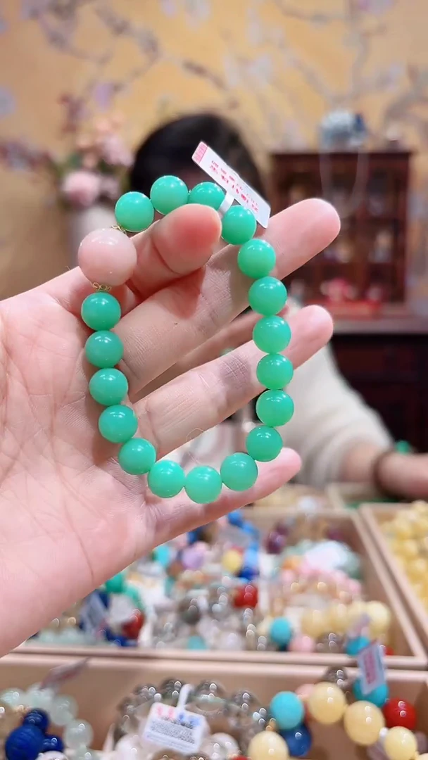 未镶嵌手链石英质玉设计款手串9.4