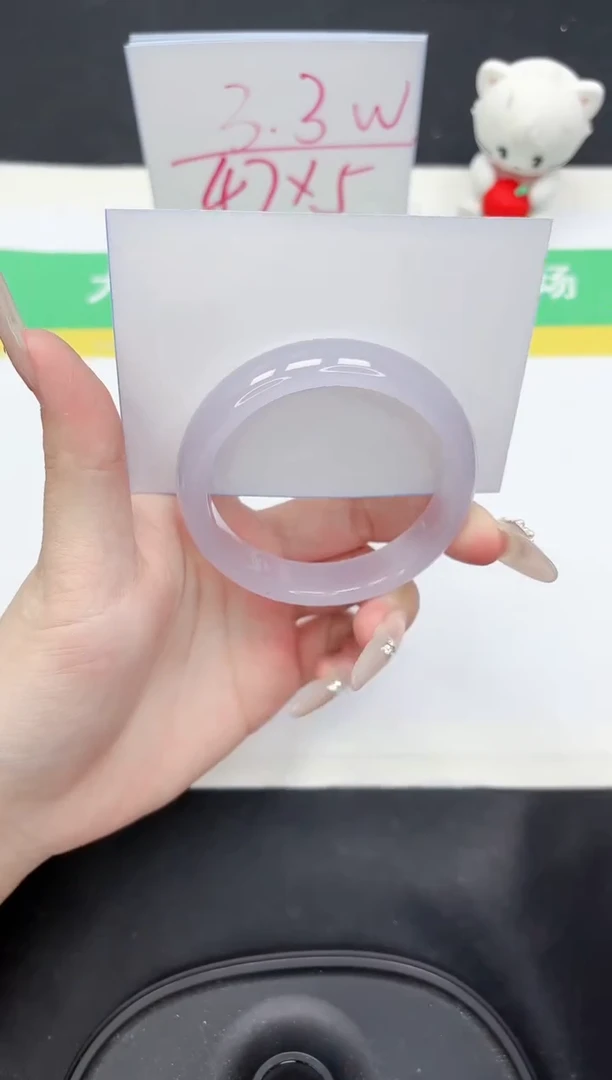 【闪购商品】石英质玉手镯未镶嵌76-54.6