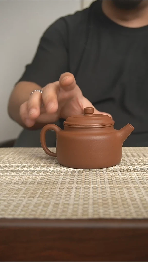茶壶紫砂宜兴紫砂壶紫泥徳钟230cc