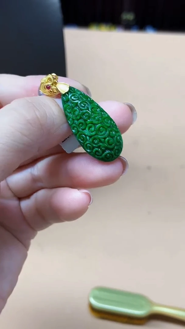 颈饰未镶嵌翡翠翡翠吊坠